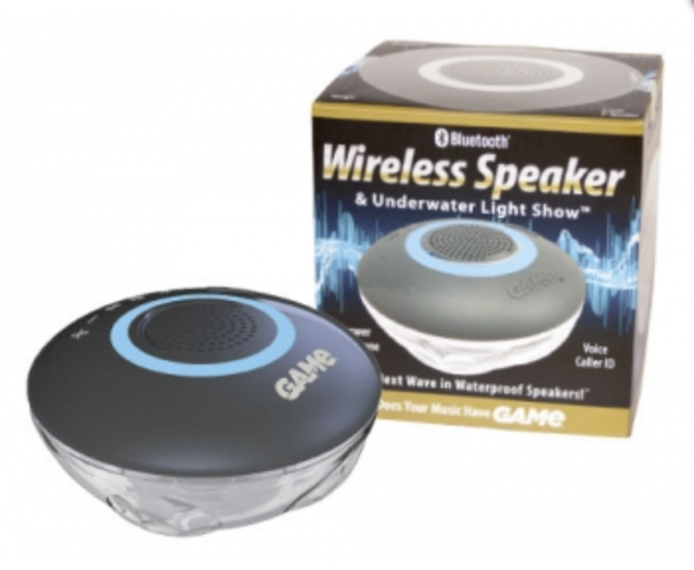 waterproof speaker with lights