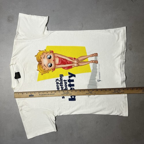 Vintage 90s Theres Something About Mary Betty Boop Movie T Shirt Single Stitch - Picture 11 of 11