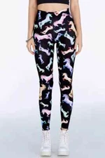 BlackMilk Cotton Candy Corn Toasties Unicorn Leggings Size XS X-Small