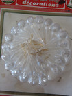 Vintage Lot of 20 CLEAR Plastic TEAR DROP Icicle CHRISTMAS TREES ORNAMENTS Decor — photo 3