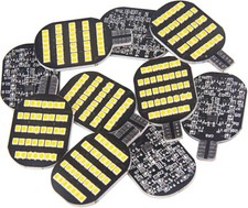 10 Pcs Super Bright 38 Smd 3.8w 3500k White 921 Led Bulb For Interior Dome Light