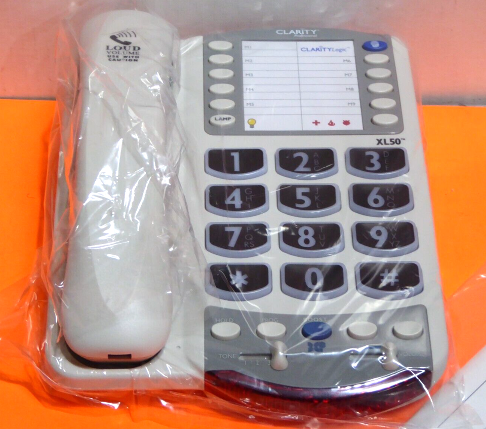 Ameriphone Clarity XL 50 Amplified with Large Buttons Corded Telephone