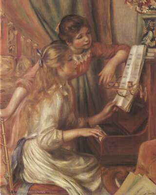 PIERRE-AUGUSTE RENOIR Jeunes Filles Au Piano 54