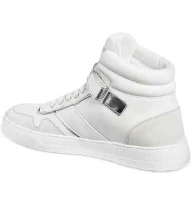 New Auth Salvatore Ferragamo Noe Leather High Top Men Shoes  display picture 2