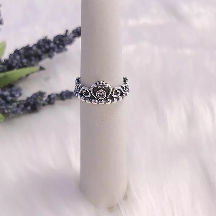 New Pandora Sterling Silver My Princess Stackable Ring -  Israel