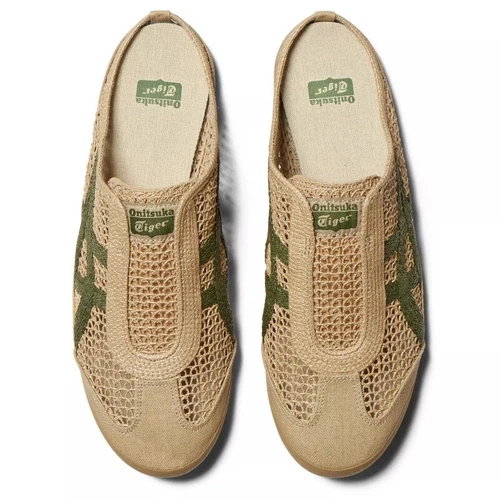 2024 NEW Onitsuka Tiger Mexico 66 Sabot Coffe/Green 1183C123-252 - Picture 5 of 6