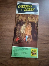 Vintage Caverns of Luray Brochure Luray Virginia Car & Carriage Carvan