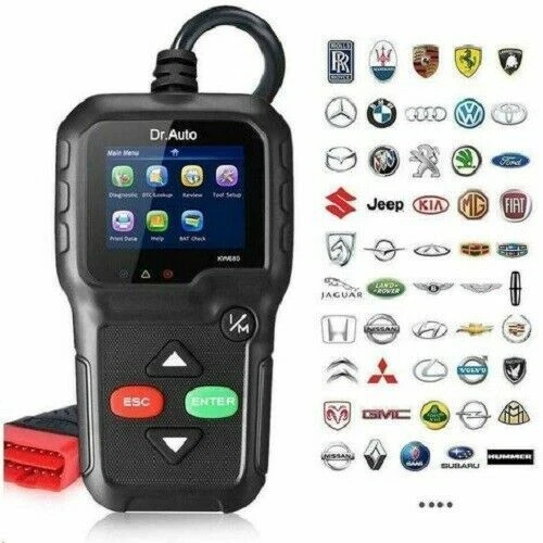 LETTORE OBD KONNWEI KW680 SCANNER CODICI AUTO DIAGNOSTICA STRUMENTO ANALISI. OBD