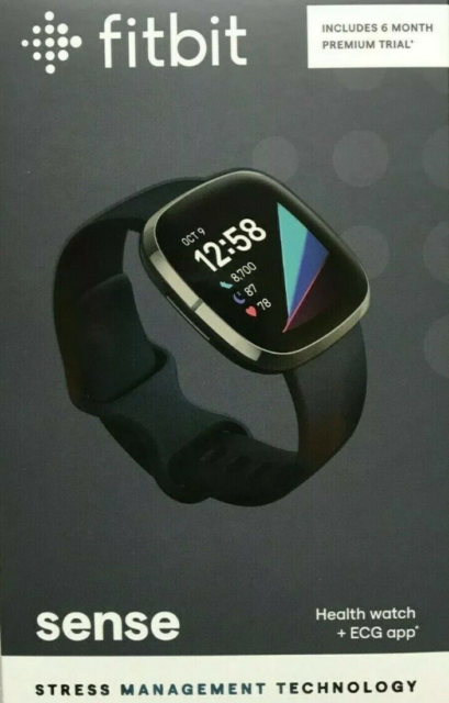 Fitbit Sense Activity Tracker Smartwatch with ECG Retail Packaging FB511