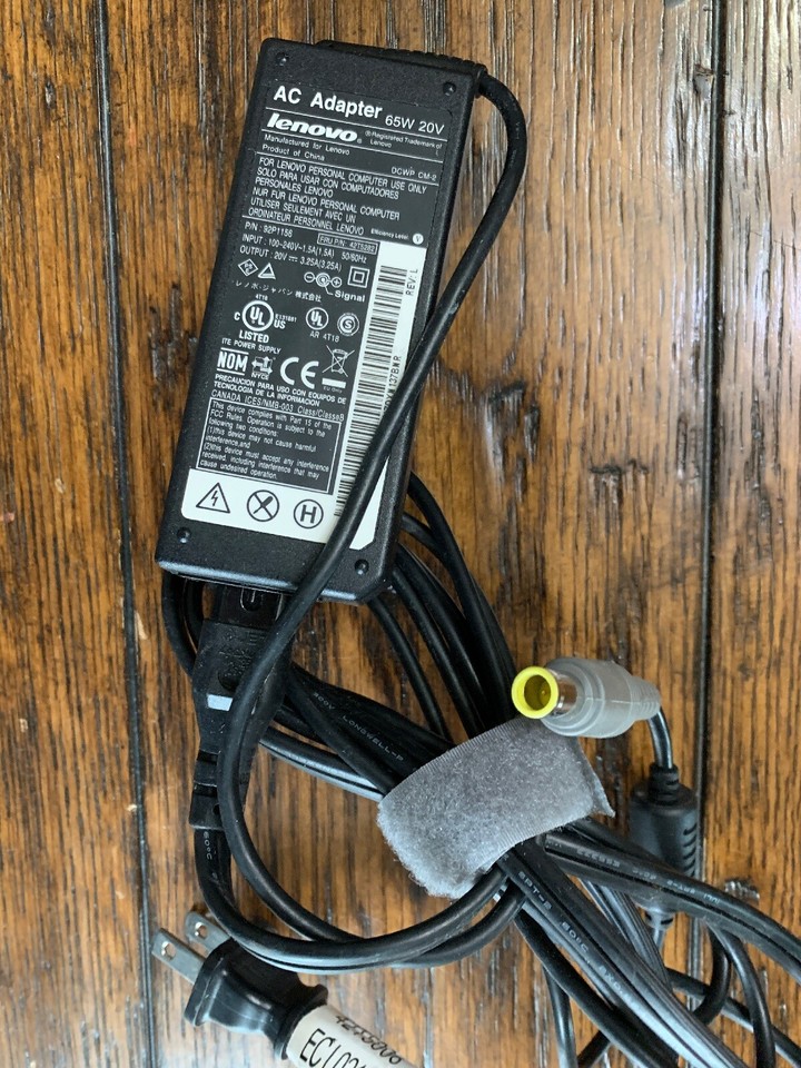 Genuine LENOVO Laptop Charger 65W AC Adapter For T400 T410 T420