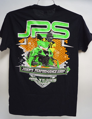 John's Performance JPS 40th Anniversary Arctic Cat Snowmobile T-Shirt  L Large