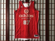 2012 Adidas Nations High School College Pro Basketball Camp Rev Jersey Size XLT