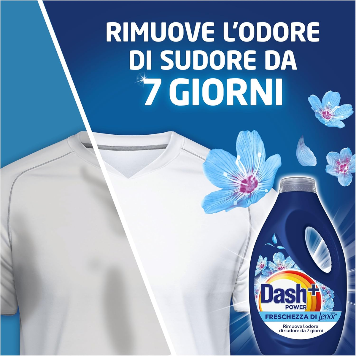 Dash Power Detersivo Liquido Lavatrice, 92 Lavaggi (4X23), Freschezza Di  Lenor, | eBay