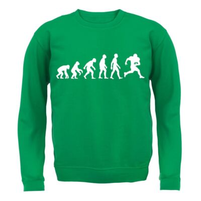 Evolution of Man American Football - Kinder Hoodie / Pullover - Player Sport Team