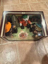 NIB 1983 Steiff Teddy Bear Camping Set No. 3039 Limited Edition- Mohair