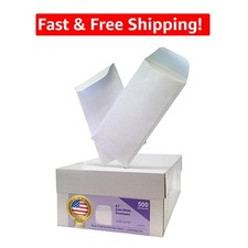 Versatile 500 Count White Gummed Money Envelopes - Ideal for Business Use