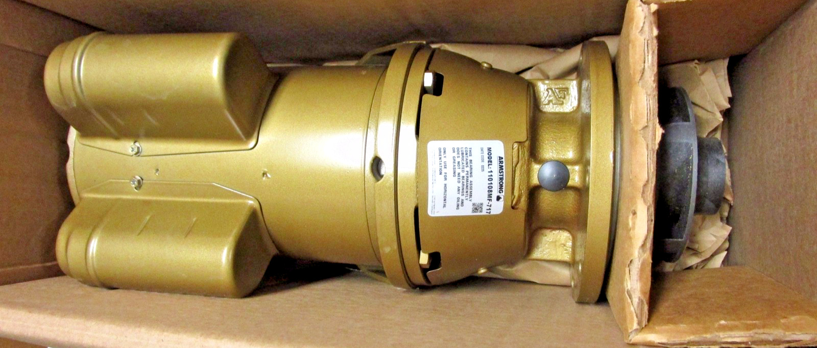 ARMSTRONG GOLD SERIES 3/4HP BOILER HEADER PUMP MODEL RAYPAK 3 #110108MF-717