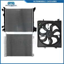 For 2017-2019 Nissan Rogue Sport Electric Radiator Condenser Cooling Fan Kit