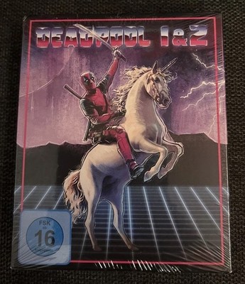 Deadpool 1 + 2 Limited Ultimate Unicorn Bluray Edition Neu Und Ovp