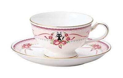 Noritake Majo Kiki's Lieferservice Tee Kaffee Tasse & Teller Rosa Set 190cc