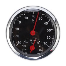 Indoor Temperature Humidity Monitor for Car Interior Observation