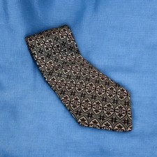 Henry Grethel multi-color 100 Italian Silk Necktie made in USA tie Classic