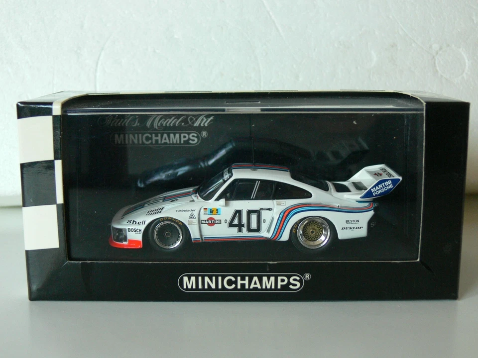 Minichamps 1:43 Porsche 935/76 #40 24 horas Le Mans 1976 edición limitada 1 de 4.608 piezas Foto 2 de 4