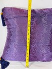 2 Vintage Pillow Mustard Gold Green Purple Velvet Mid Century Boho — photo 4