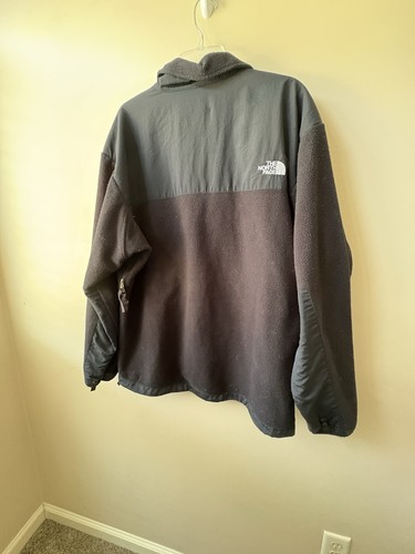 Giacca Polartec Y2K The North Face Denali Fleece Uomo Taglia XL Full Zip Nera - Foto 6 di 9
