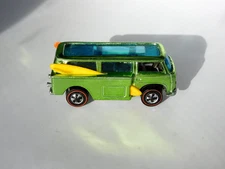 1969 - HOT WHEELS REDLINE VOLKSWAGEN BEACH BOMB LIGHT GREEN-OLIVE-  HK ORIGINAL