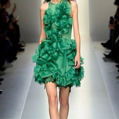 ERMANNO SCERVINO Runway Silk Mini Dress Riffle Floral Lace Embroidery Sheer S-M | eBay ERMANNO SCERVINO Runway Silk Mini Dress Riffle Floral Lace Embroidery Sheer S-M | eBay
