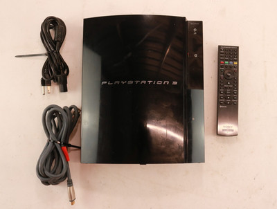 Sony PlayStation 3 PS3 CECHB01 Black Backward Compatible Wi-Fi Blu-ray