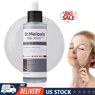  Peel Shot Glow Black Rice Peeling Ampoule, Soft Exfoliating for All Skin 2025