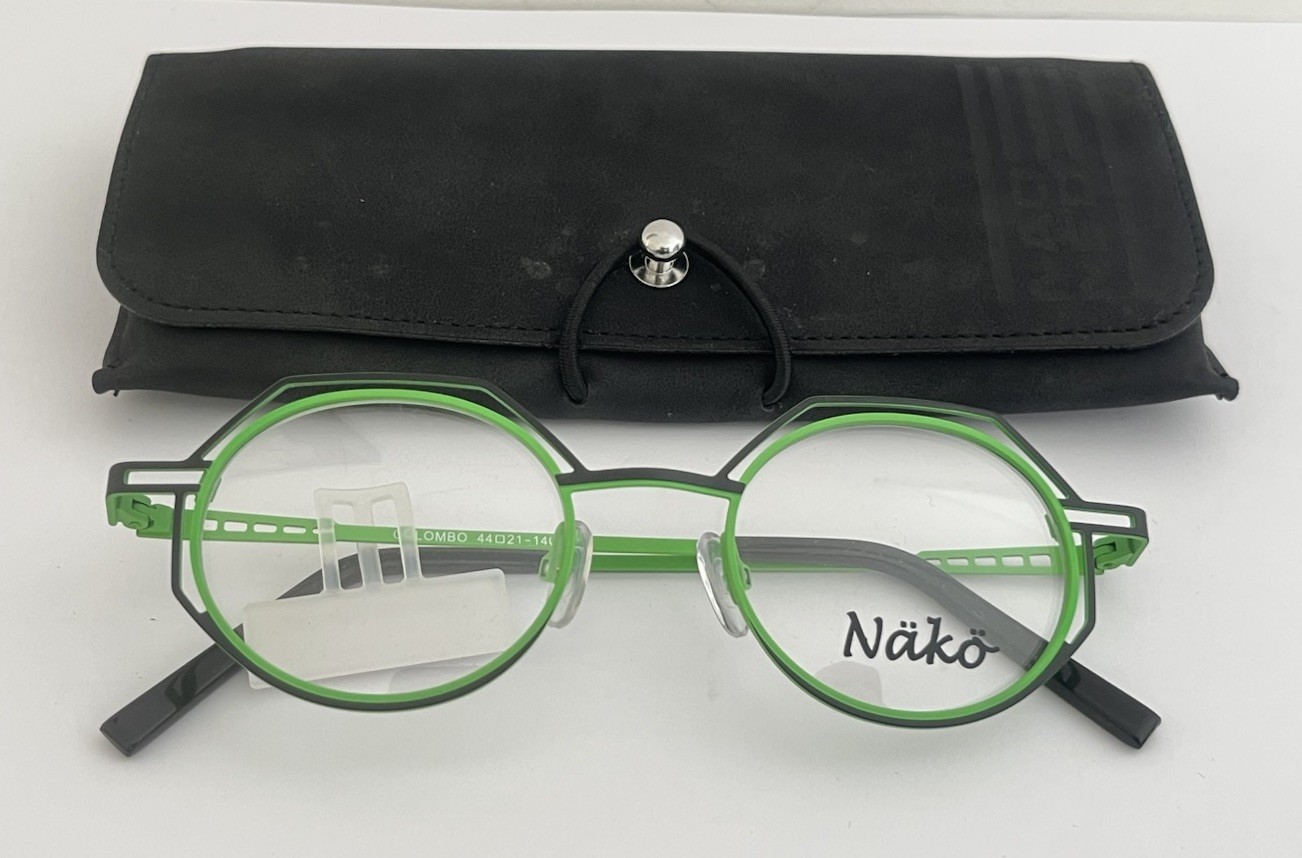 Lunettes de vue Nako Colombo monture mixte en acetate noir