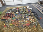 VINTAGE GI JOE ARAH 1980'S VEHICLES ACCESSORIES LOT HUGE..RATTLER RAVEN HQ PARTS