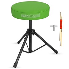 5Core Drum Throne 3" Padded Comfortable 330Lb Capacity Foldable Stool Adjustable