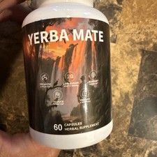 Yerba Mate Herbal Supplement 60 Capsules Brand New Sealed