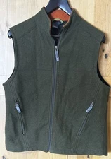 Ibex Wool Vest - Men's Large - Olive Green - Made in U.S.A.