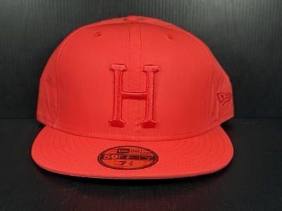 HUF X NEW ERA 5950 FITTED 3M REFLECTIVE RED CAP VINTAGE 2007 BRAND NEW SUPREME