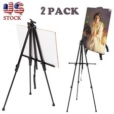 2 Artist Painting Easel Display Stand Adjustable Tripod Drawing Board Art Sketch