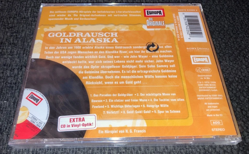 Goldrausch in Alaska NEU OVP Europa die Originale CD Vinyl Optik! sealed new - Bild 2 von 2