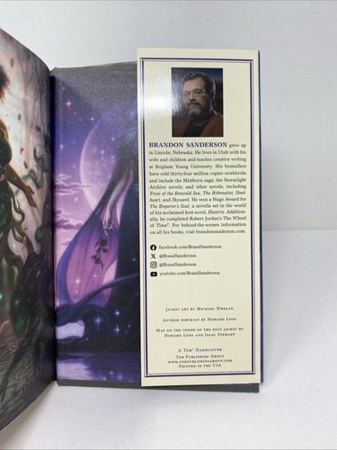 Wind and Truth Brandon Sanderson 1st Edition 1st Print 2024 Hardcover Stormlight - Picture 22 of 22