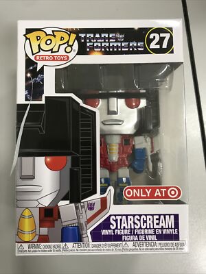 Funko Pop Transformers Starscream #27 Target Exclusive Retro Toys In Hand | eBay