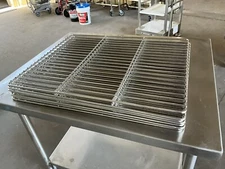 Lot of 7 (seven) Rational s/s shelves Rack Grid 6010.2101 oven model SCC WE 102