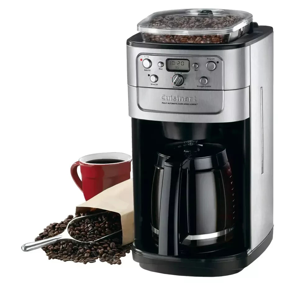 Cuisinart Burr Grind & Brew 12 Cup Automatic Coffee Maker, Stainless 12