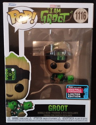 Funko Pop Marvel Groot Nr 1116  I Am Groot  Limited Edition 2022 Fall Convention