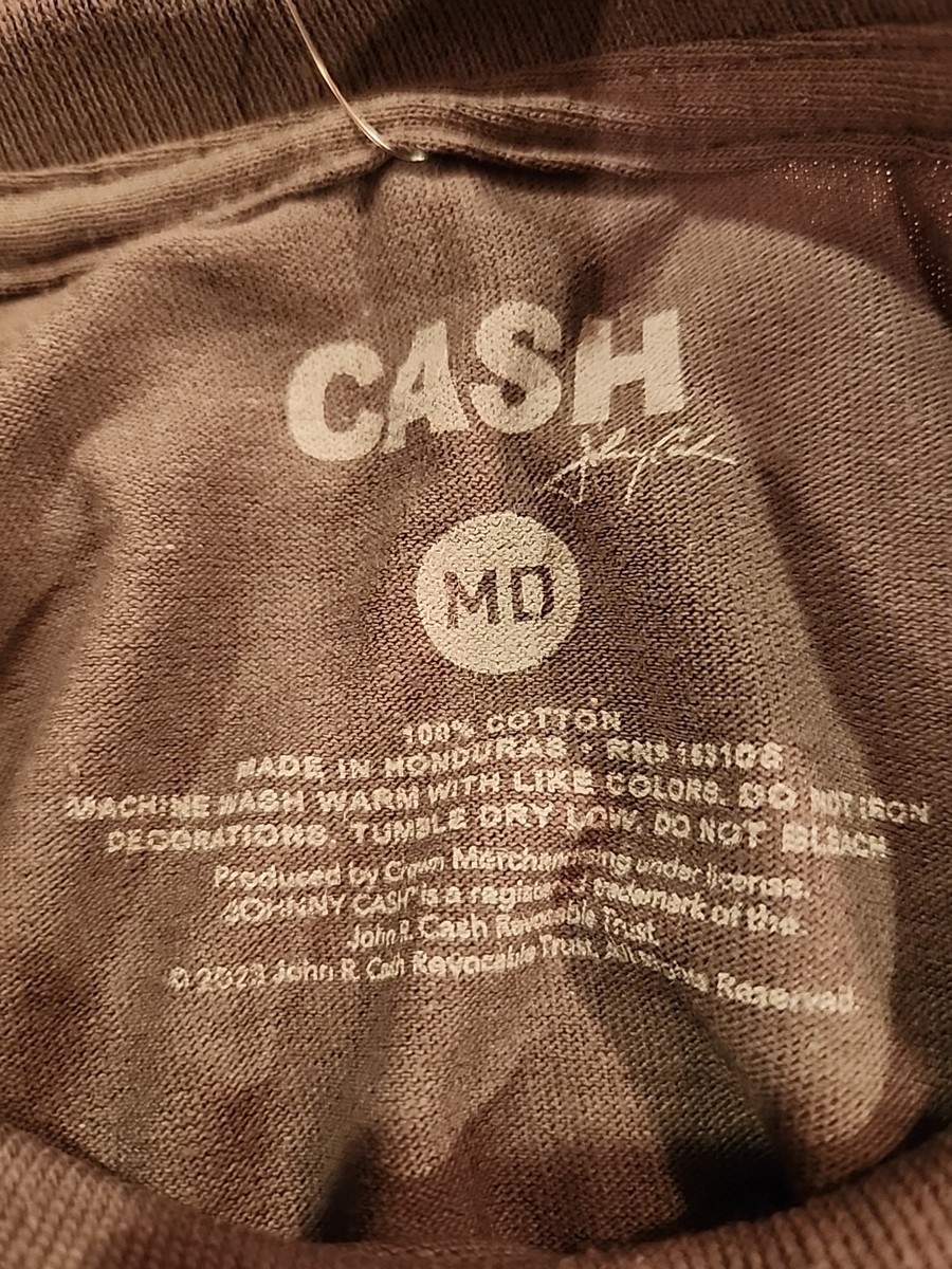 New Johnny Cash Man in Black Original Country Rock n Roll Mens