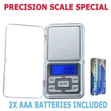 Precision Digital Scale Jewelry Gold Silver Coin Gram Pocket Size Herb Grain