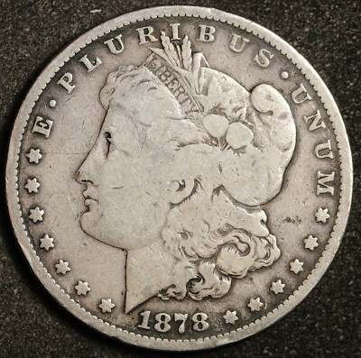 1878-s Morgan Silver Dollar. Error. Long Nock. 156201 | eBay