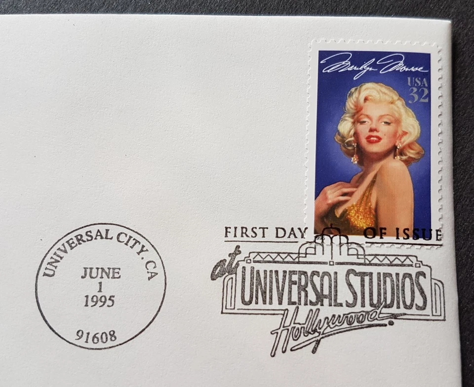 USA 1995 Movie Star of Hollywood Marilyn Monroe 1v Stamp FDC (official issue) - Image 2 of 2